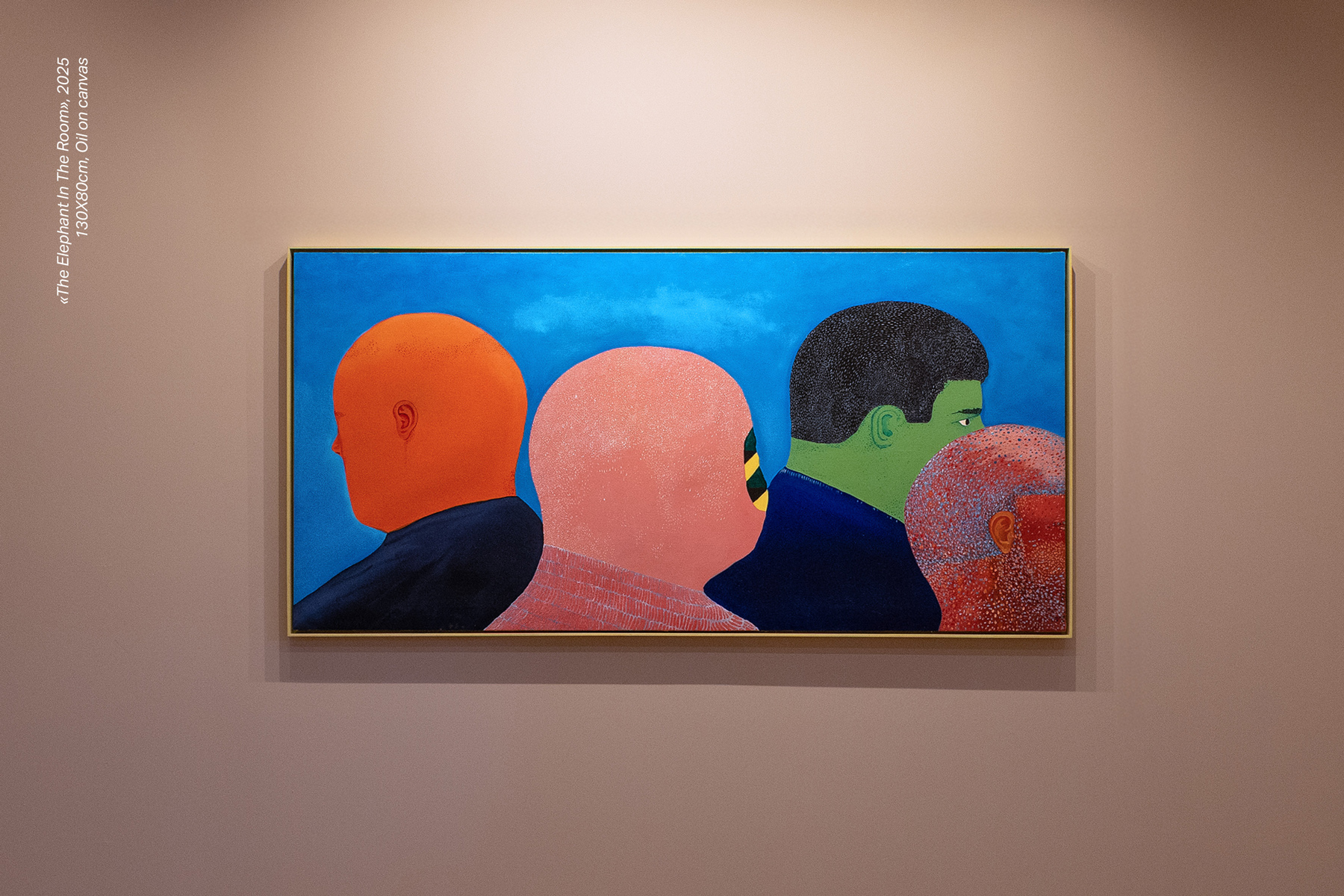 The Elephant In The Room (2025), 130X80cm, Oil on canvas