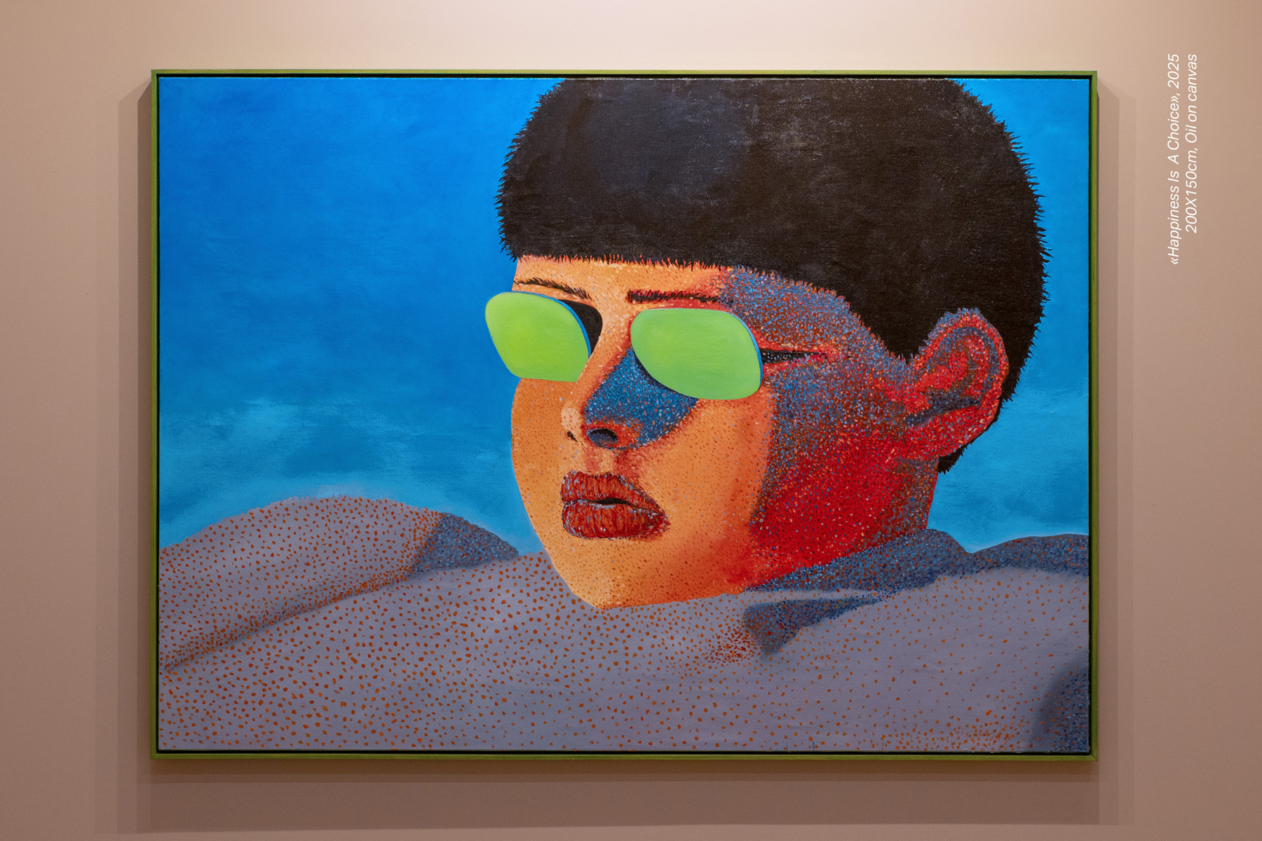 happiness is a choice (2025), 200X150cm, Oil on canvas